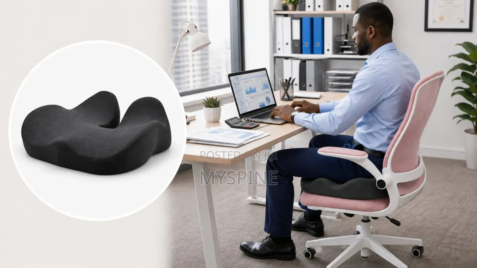 Ergonomic Coccyx Cushion