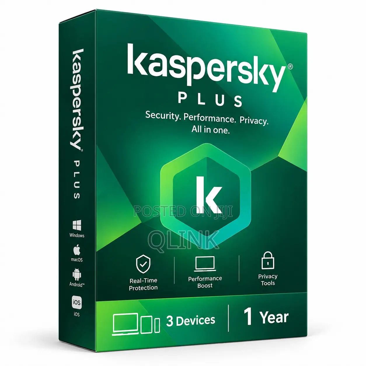 Kaspersky Plus 3 Devices - 1 Year