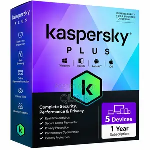 Kaspersky Plus 5 Devices - 1 Year