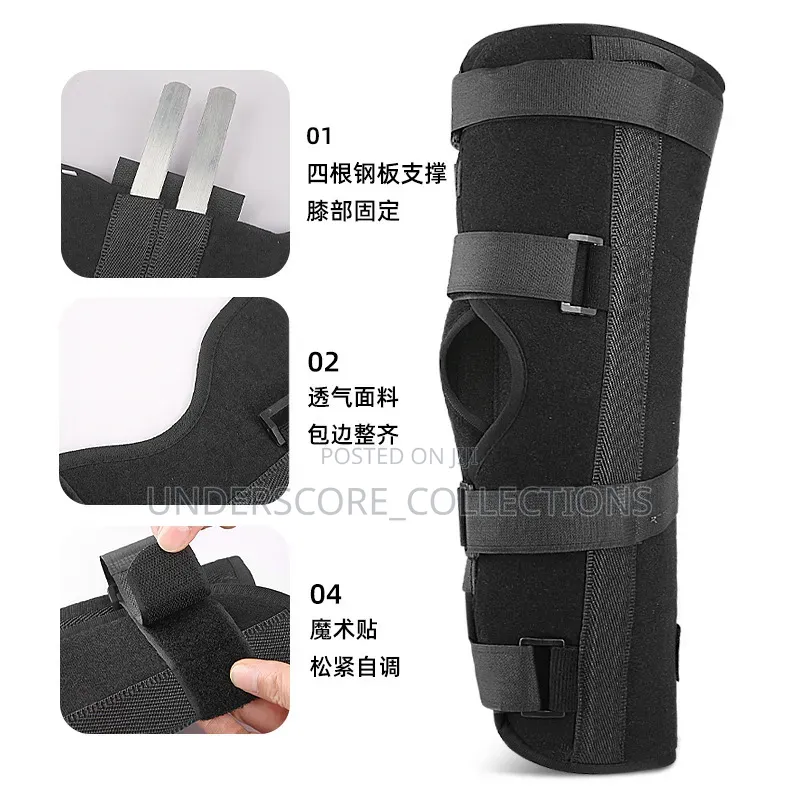 Knee Immobilizer Full Leg Support Secure Comfort Knee Brace