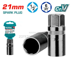 Total 1/2" Spark Plug Socket 21mm