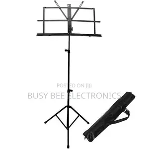 Foldable Note Tripod Stand Conductor Music Sheet Holder With Storage C