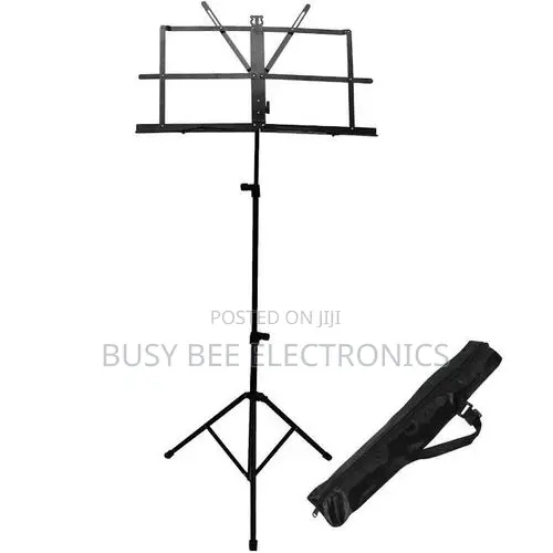 Foldable Note Tripod Stand Conductor Music Sheet Holder With Storage C