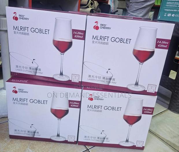 420ml High Quality Redcherry Wine Glass - thumbnail 2