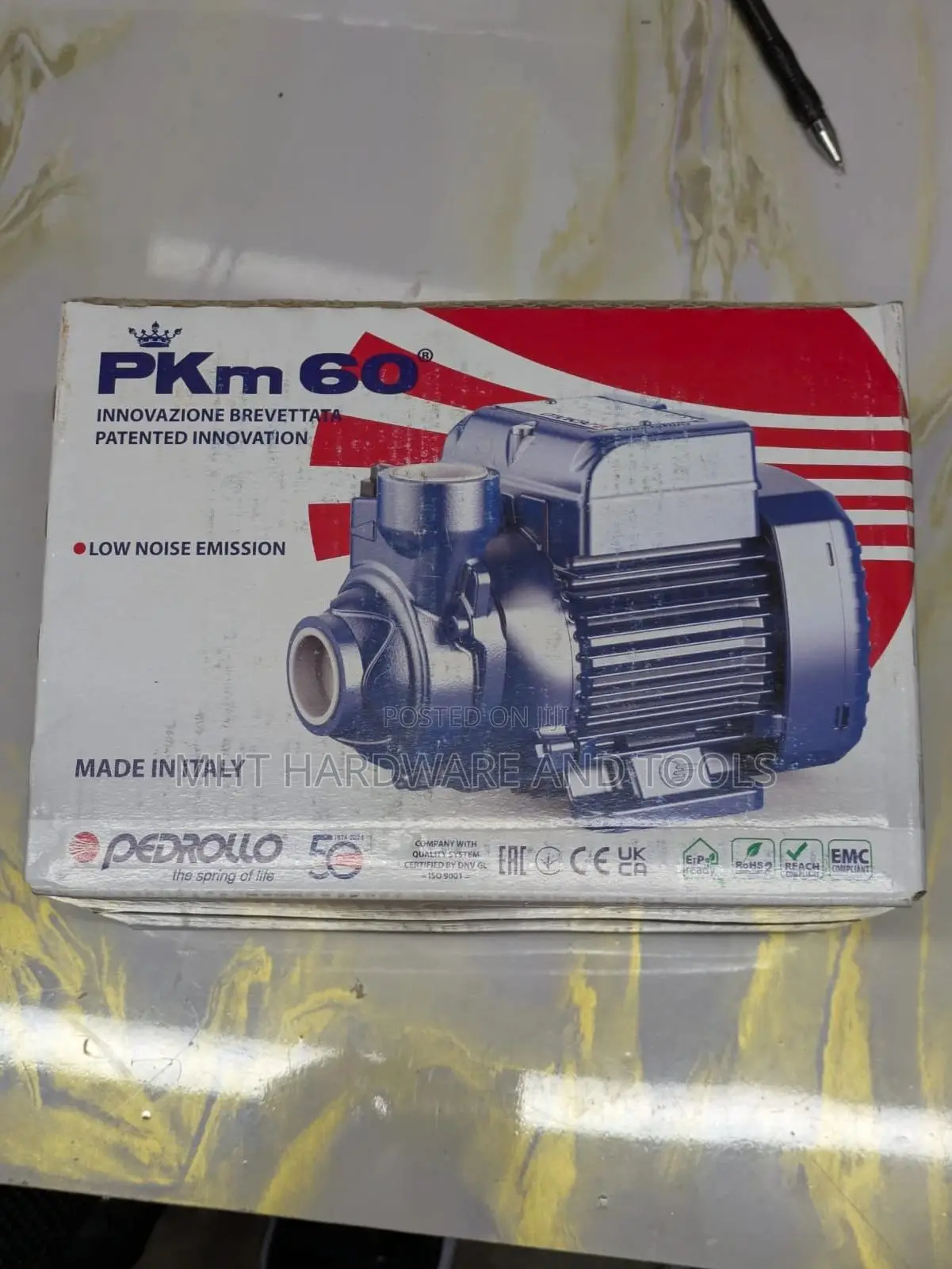Pedrollo Pump 0.5 HP PKM60