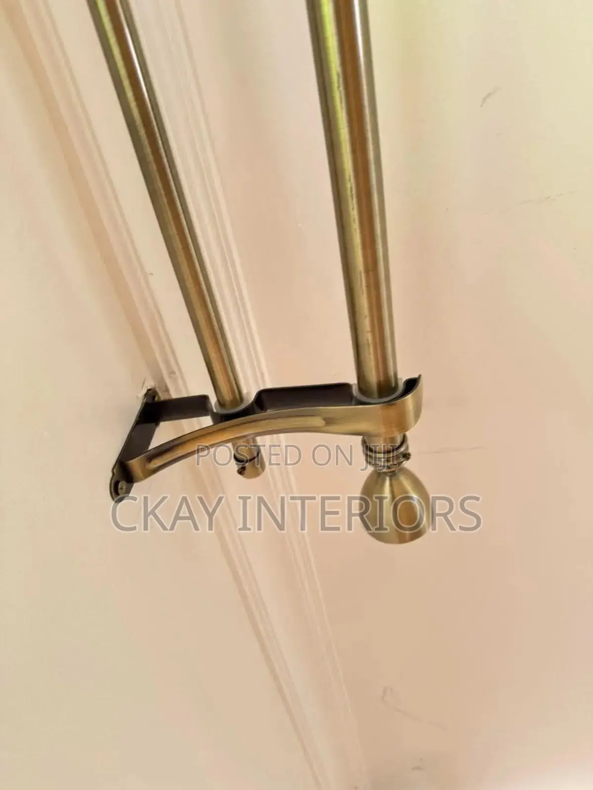 Give Your Curtains Support With Durable Powder-Coated Curtain Rods.