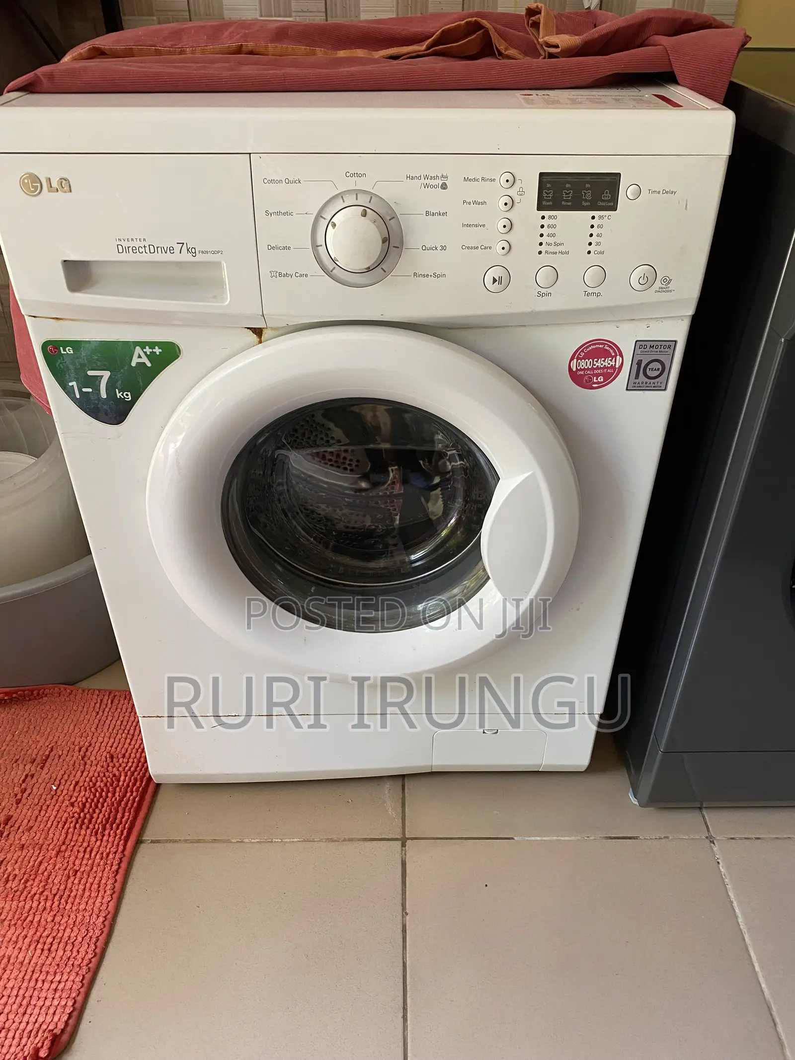LG 7kg Fully Automatic Front Load Washing Machine