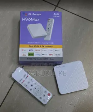 Smart Android TV Box With Youtube + Netflix With Play Store-H96 Max