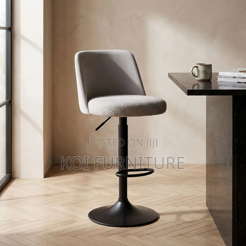 Barstool; Adjsutable High Leather Modern Barstools
