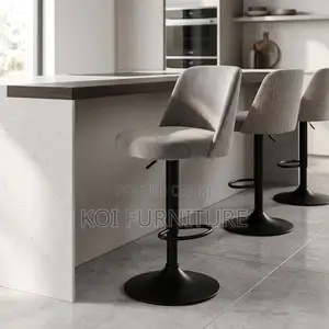 Barstool; Adjsutable High Leather Modern Barstools
