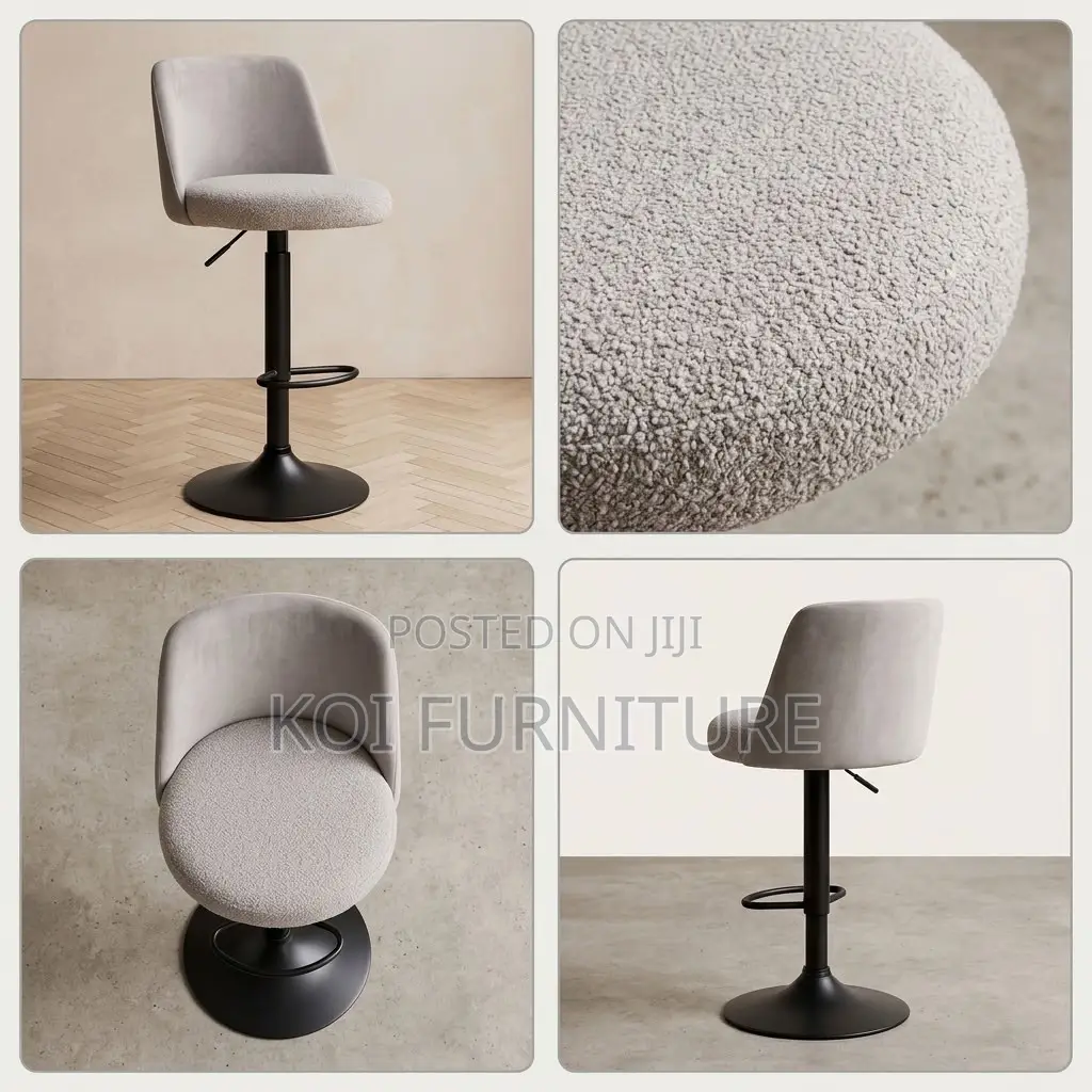 Barstool; Adjsutable High Leather Modern Barstools