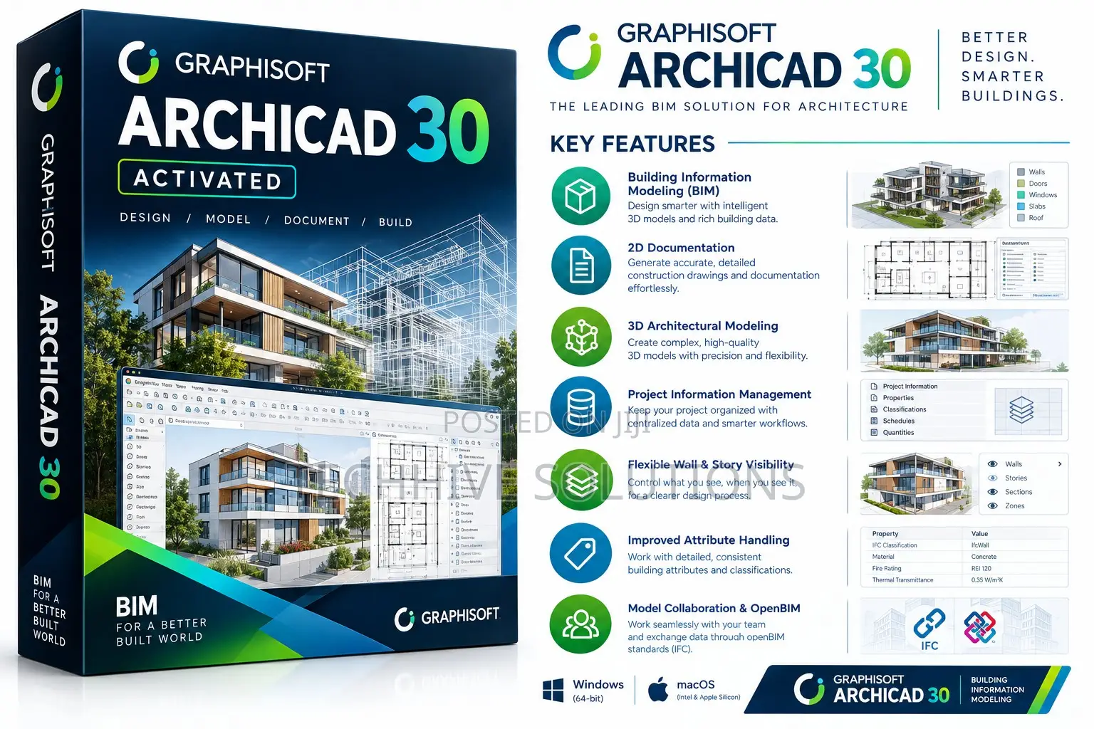 Graphisoft Archicad 30 Activated Windows/Mac