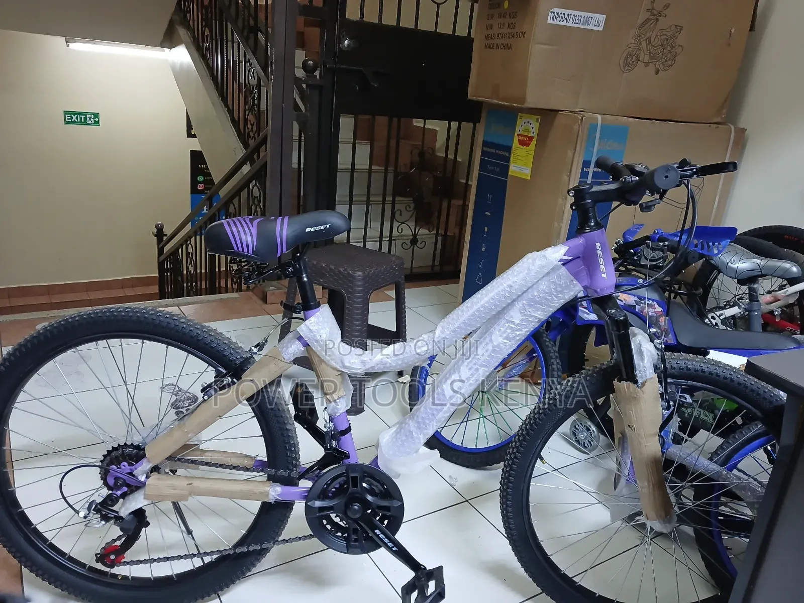Reset 24" Mountain Bicycle With a Front Suspension