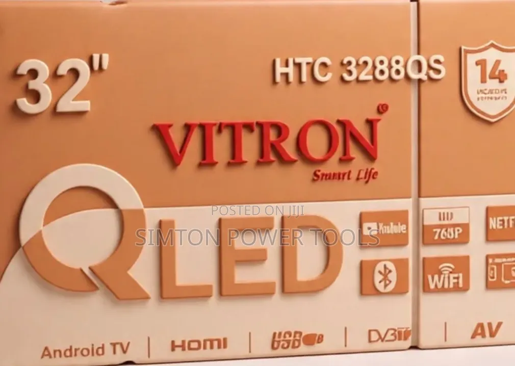 Vitron 32" Smart Android QLED TV.