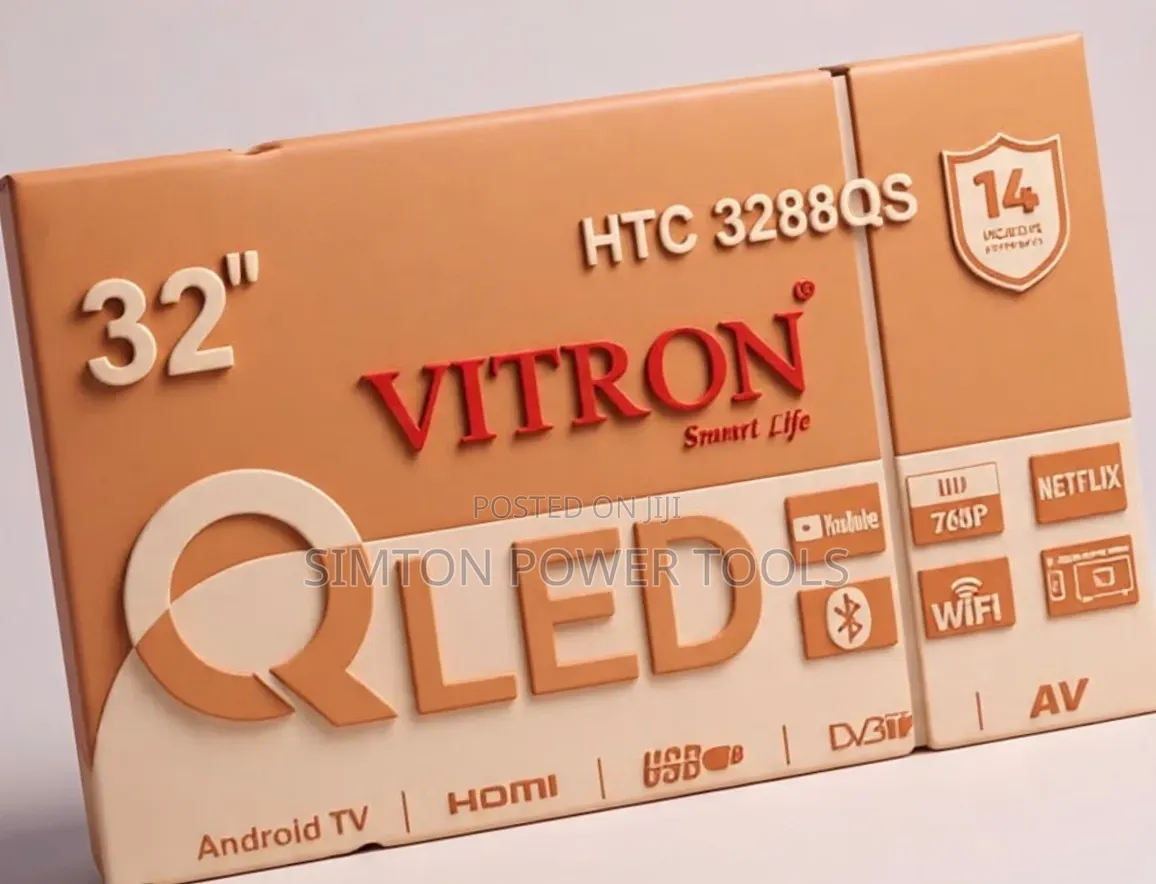 Vitron 32" Smart Android QLED TV.