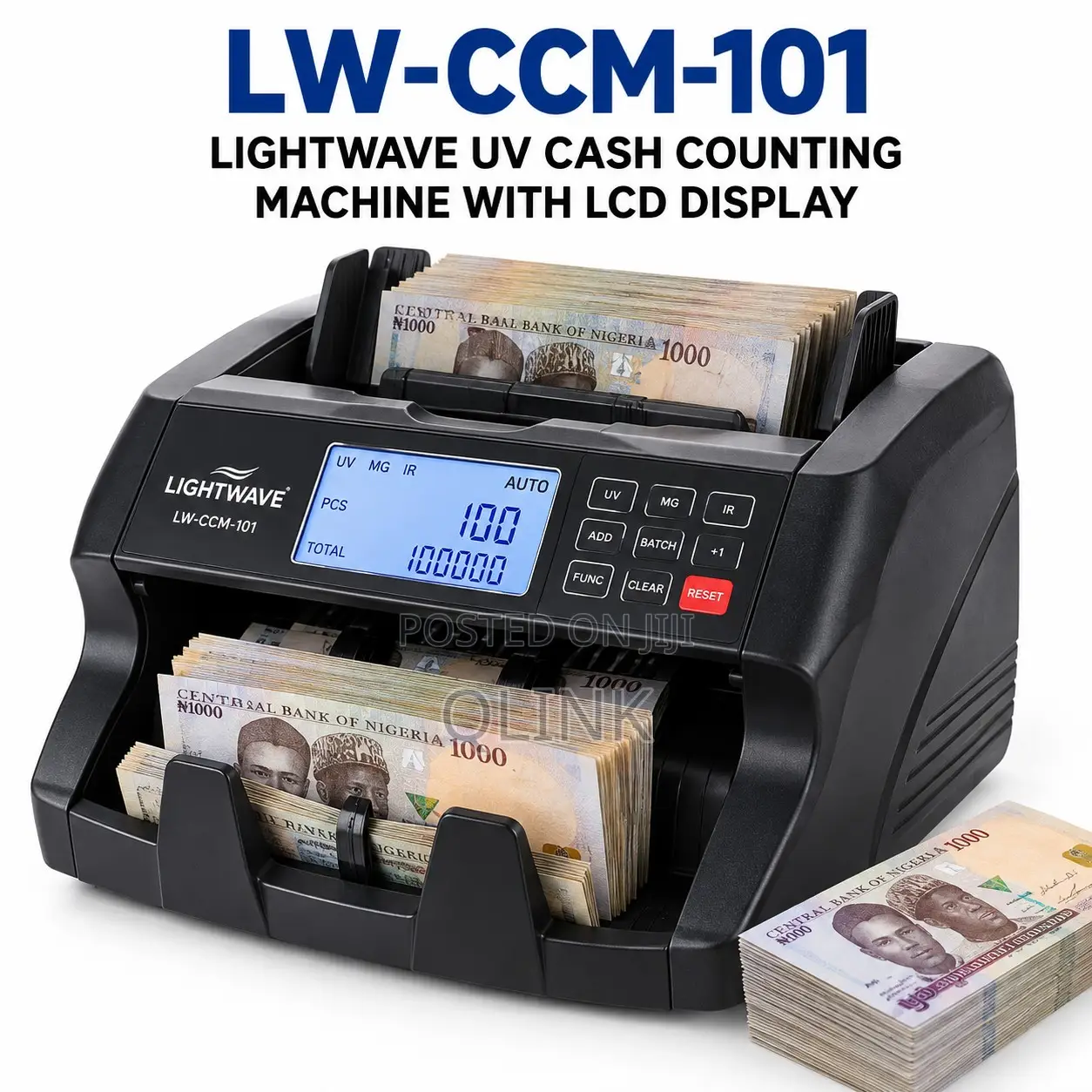 Lw-CCM-801 Lightwave Touchscreen 1 Cis Cash Counting Machine
