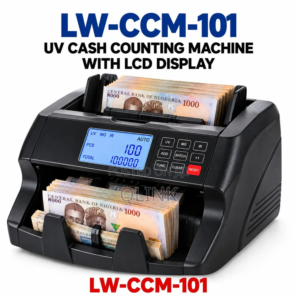 Lw-CCM-101 Lightwave Uv Cash Counting Machine