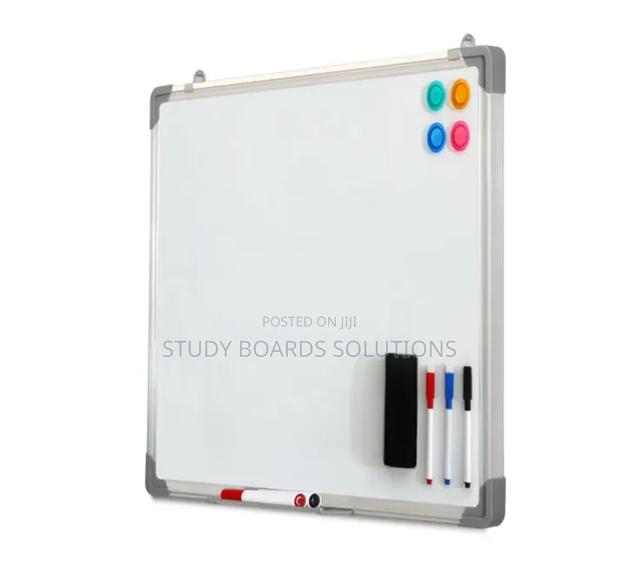 90cmx60cm Magnetic Whiteboard—Space Saving Size - main view