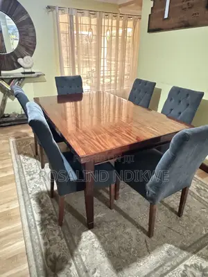 Elegant 6-Seater Wooden Dining Set for Sale