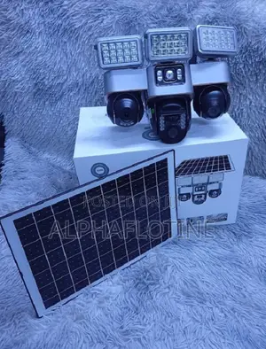 All-in-One Outdoor Security and Lighting Tripple Lens Wifi PTZ Camera