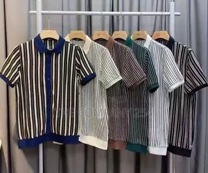 Stripped High Quality Cuban Shirts