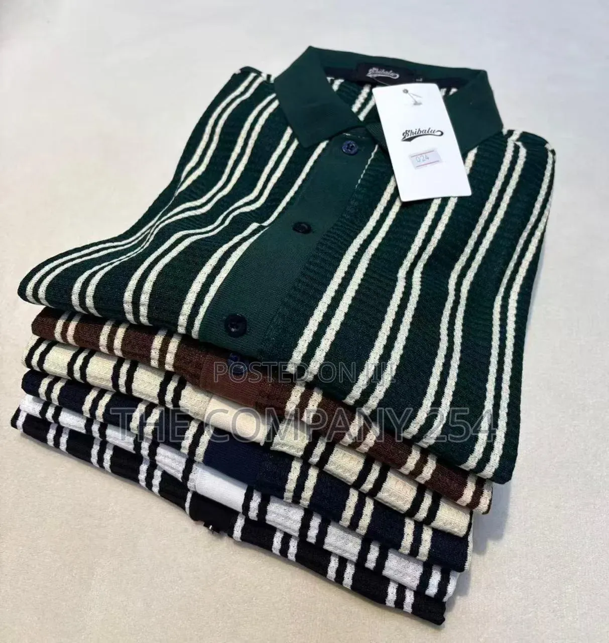 Stripped High Quality Cuban Shirts