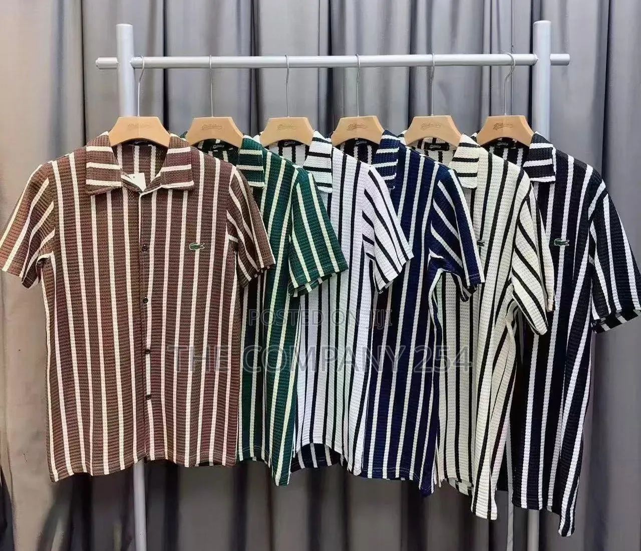 Stripped High Quality Cuban Shirts