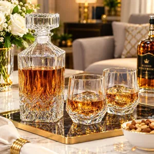 7pc Crystal Decanter Set