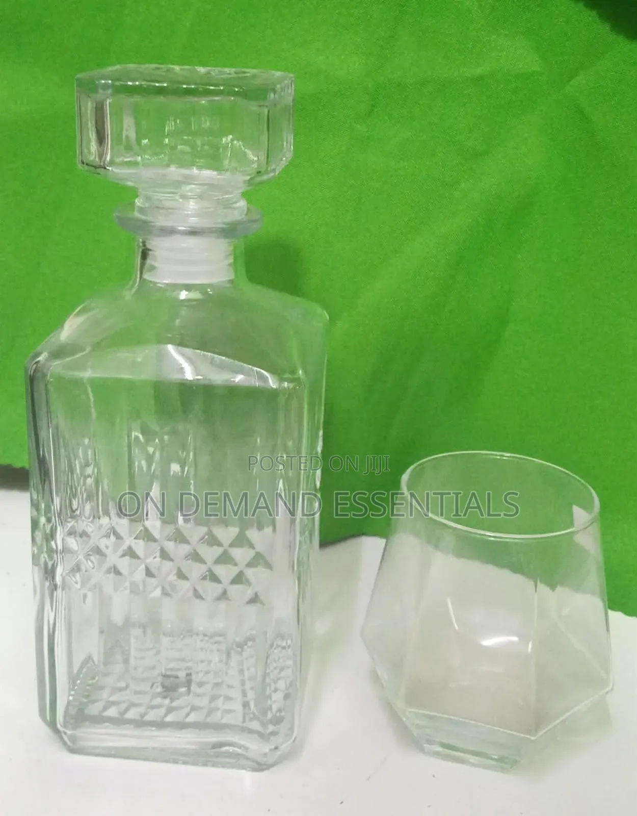 7pc Crystal Decanter Set