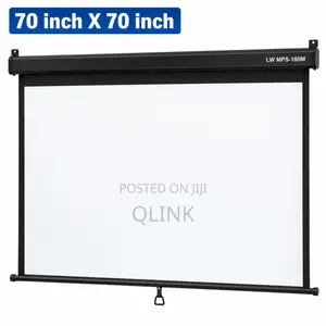 Lightwave MANUAL PROJECTOR SCREEN 180 X 180 CMS (70 Inch by 70 Inch)