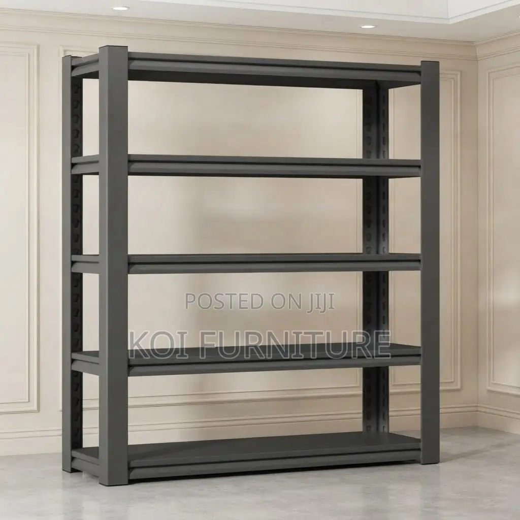 Storage Unit; Black Organization Storage Shelf Rack