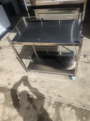Two-Tier Stainless Steel Medical Trolley