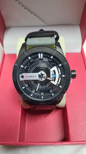 Curren Gray Leather Men's Watch
