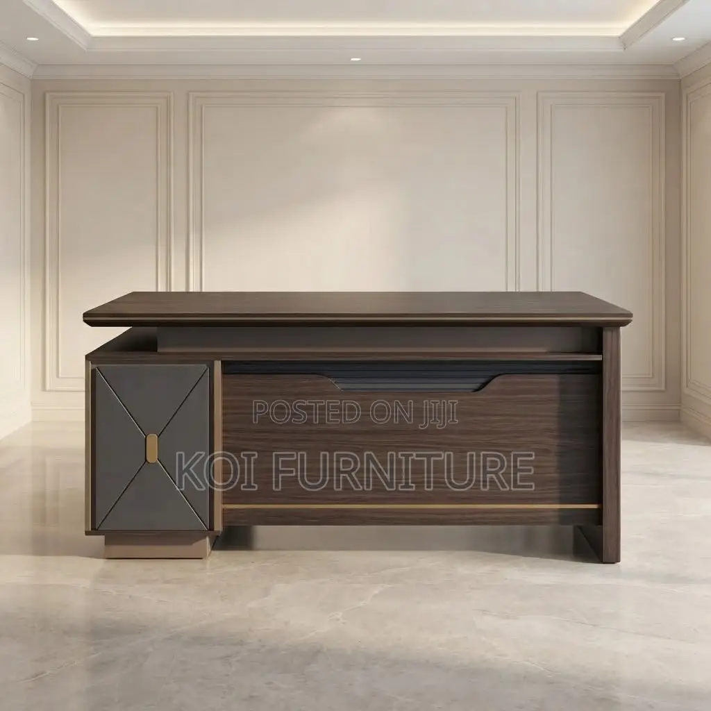 Office Desk; 180CM Executive L Extended Modern Executive Desk