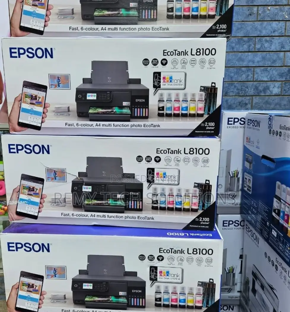 Epson Ecotank L8100 6 Color Photo Printer