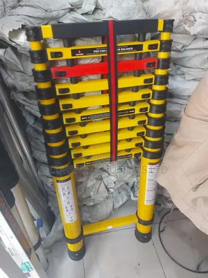3.8m,4.1m,4.4mand5M Single Telescopc Fiberglass (FRP) Extension Ladder