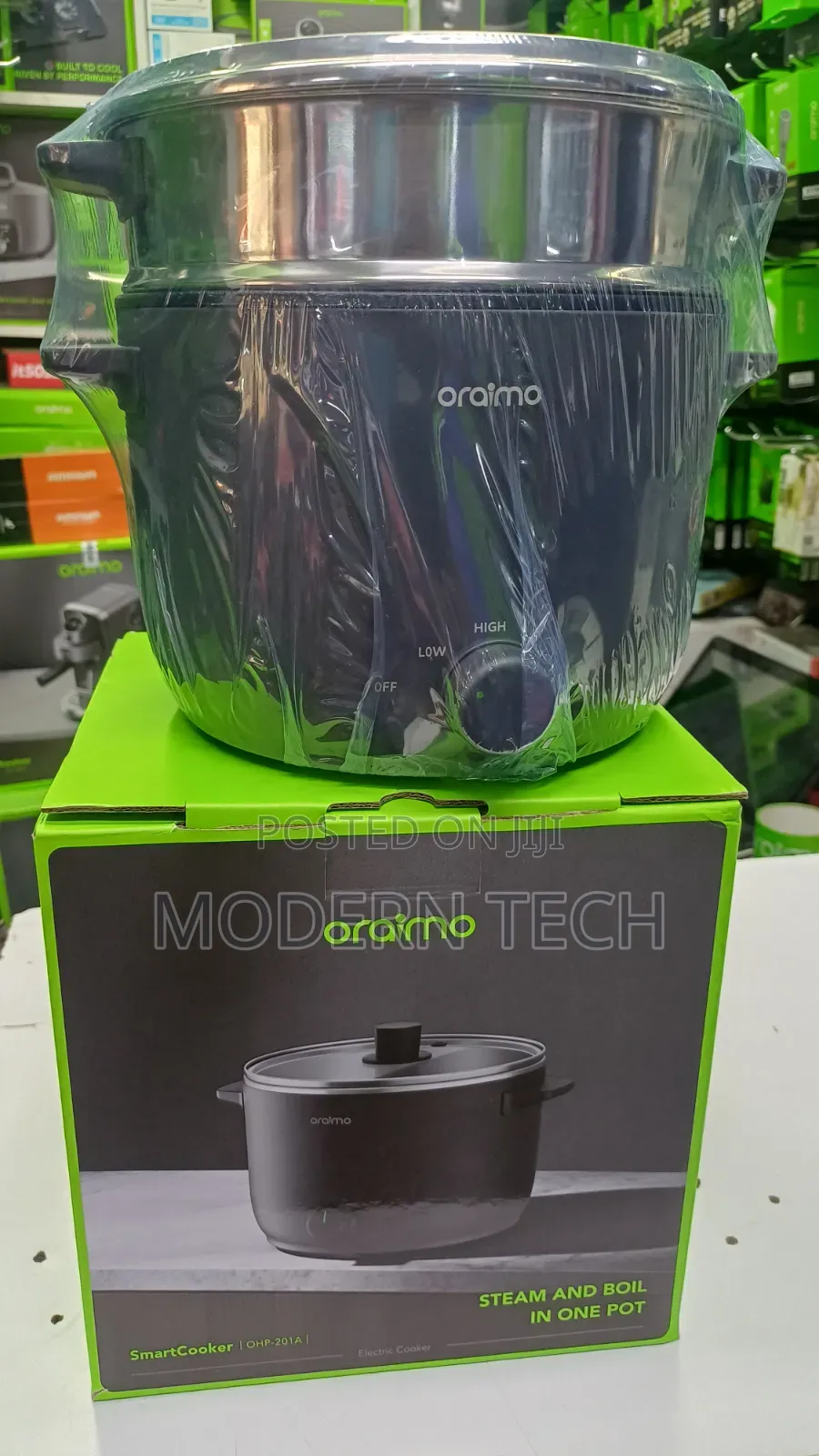 Oraimo 3L Electric Cooking Pot – 1000W