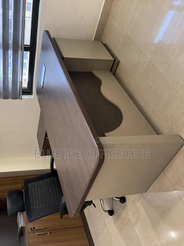 Executive Office Desk – Modern Wooden Office Table in Kenya. - thumbnail 5