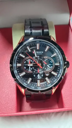 Curren Chronograph Men's Watch(black)