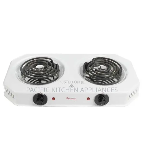 Ramtons RM/253 - Double Spiral Plate Cooker - White