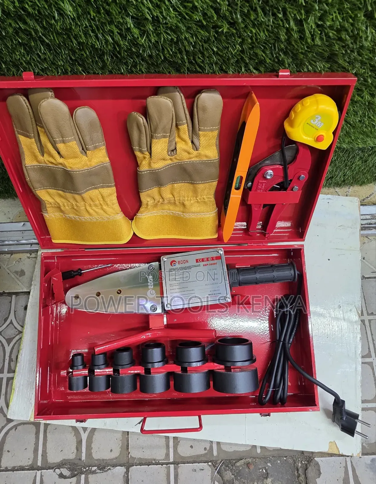 Edon 1200W PPR Pipe Socket Fusion Welding Kit