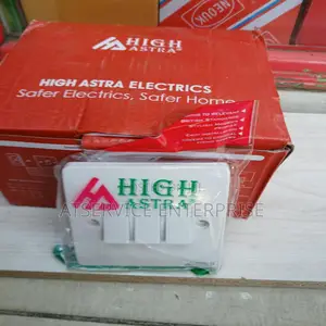 High Astra Modern White Wall Switch for Lighting