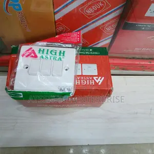 High Astra Modern White Wall Switch for Lighting