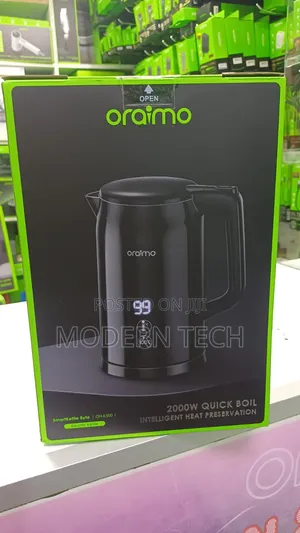 Oraimo SmartKettle Byte 2000W 304 Stainless Steel Electric Kettle
.