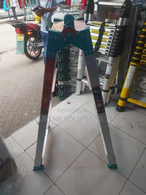 ShangShuo 3+3 Step Aluminum Alloy Double-Side a-Frame Folding Ladder.