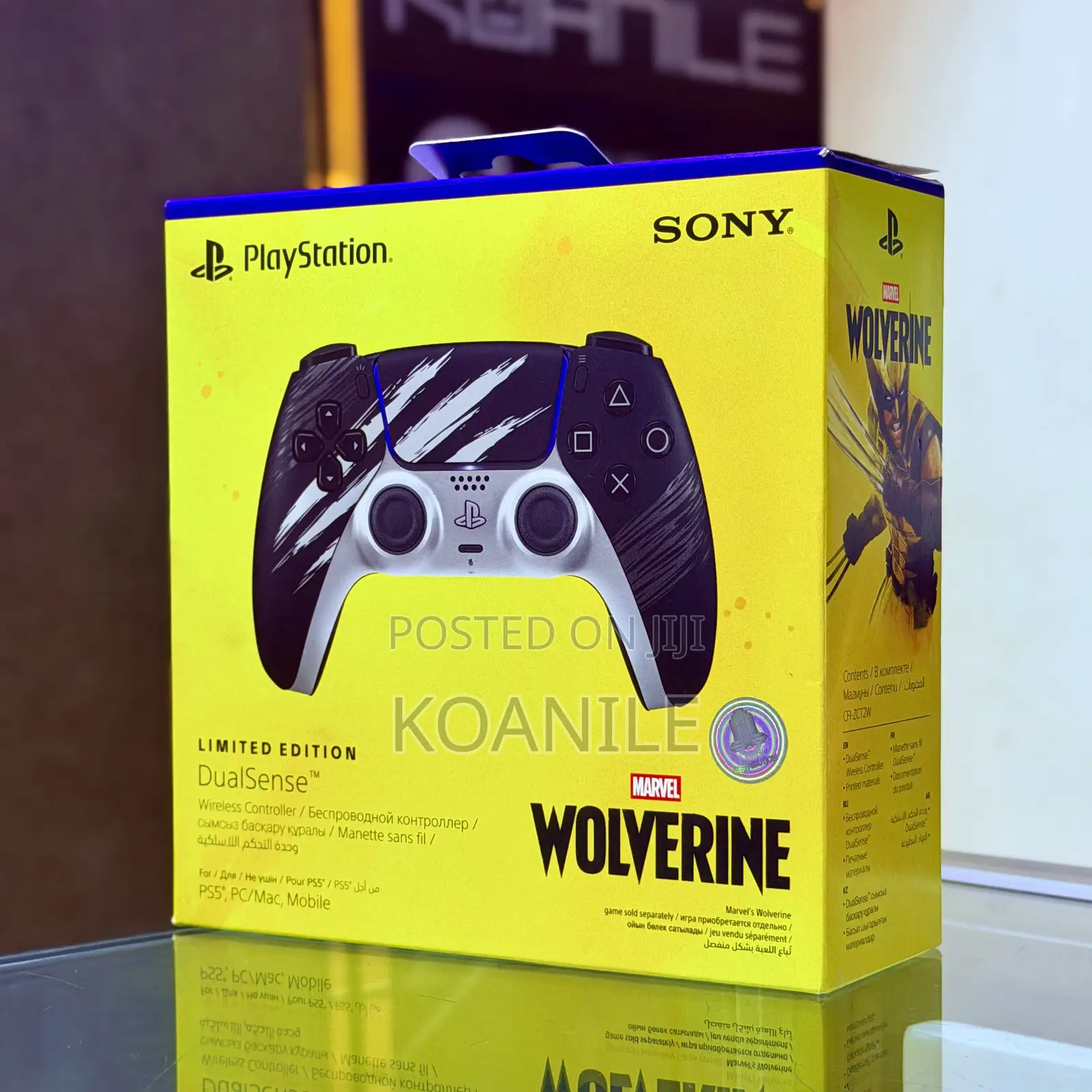PS5 DualSense Controller Marvel’s Wolverine Limited Edition–Adamantium