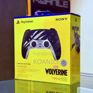 PS5 DualSense Controller Marvel’s Wolverine Limited Edition–Adamantium