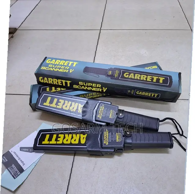 Original Garrett Super Scanner v Security Metal Detector