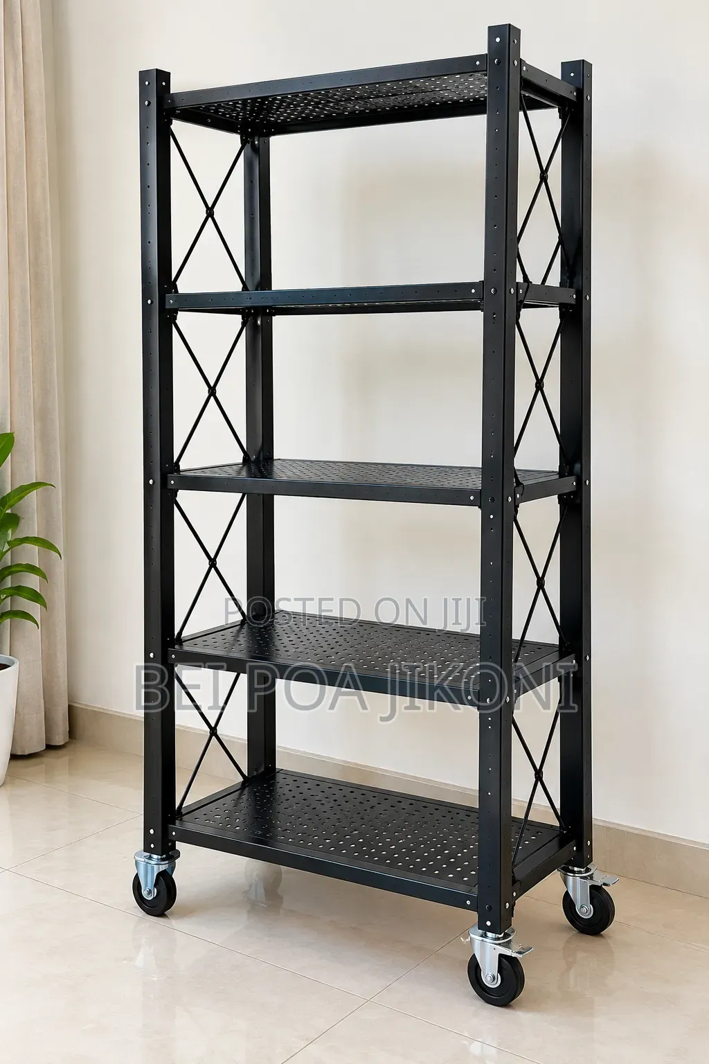 5 Tier Foldable Kitchen Rack