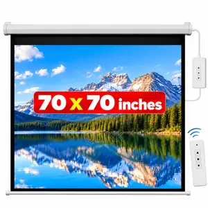 Electric Projector Screen 180 X 180 CMS (70 X 70 Inches)